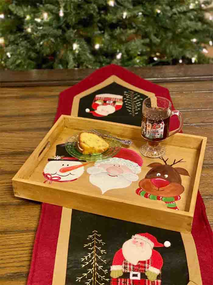 Christmas Friends Serving Tray